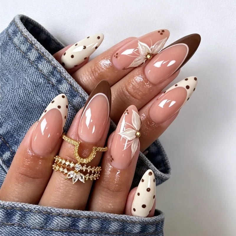 Künstlerisches Stiletto-Nagelkunst-Set Brehn