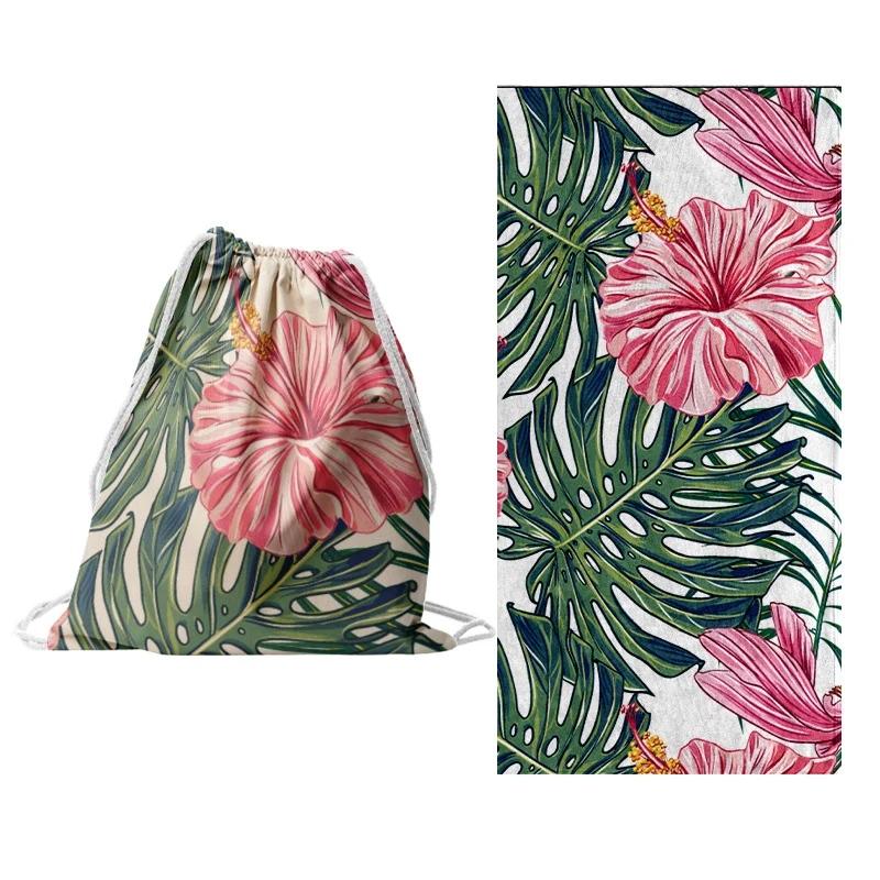 Sportliche Tragetasche mit Blumenmuster Skanto