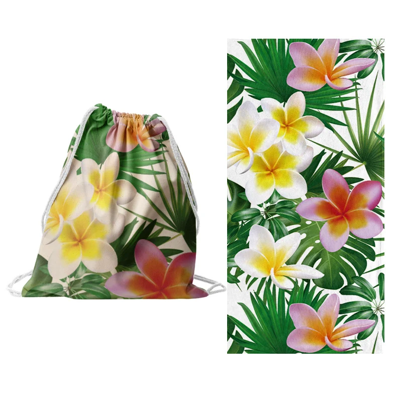 Sportliche Tragetasche mit Blumenmuster Skanto