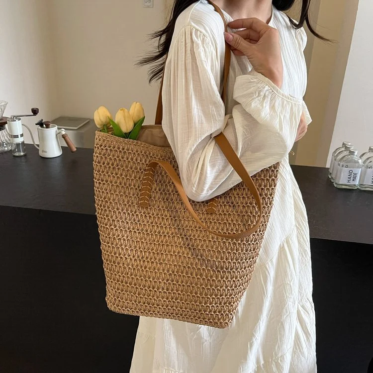 Handtasche aus geflochtenem Naturmaterial Skanto