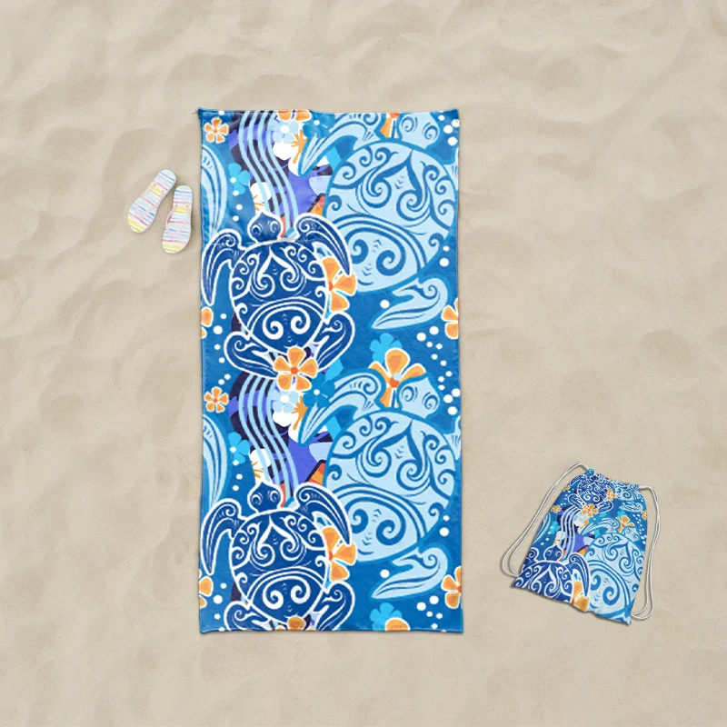 Praktisches Strandtuch mit integrierter Tragetasche Design Skanto