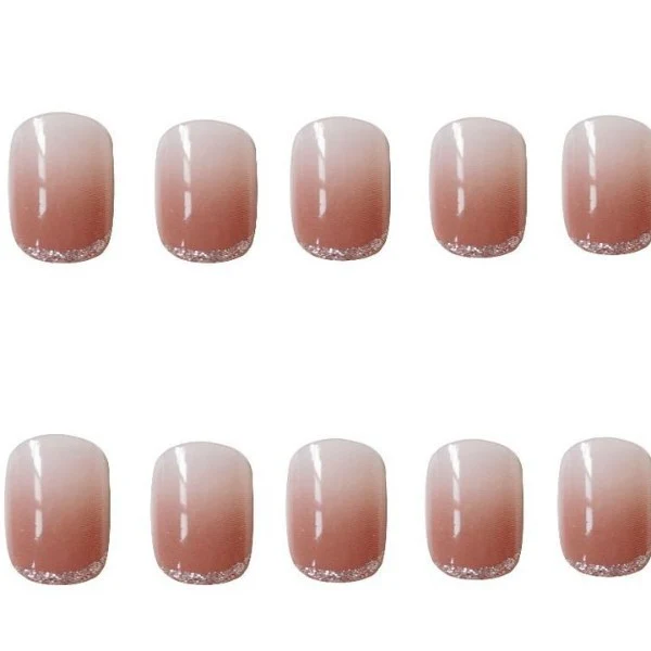 Stylisches Press-On Nagelset mit elegantem Ombre-Design Brehn