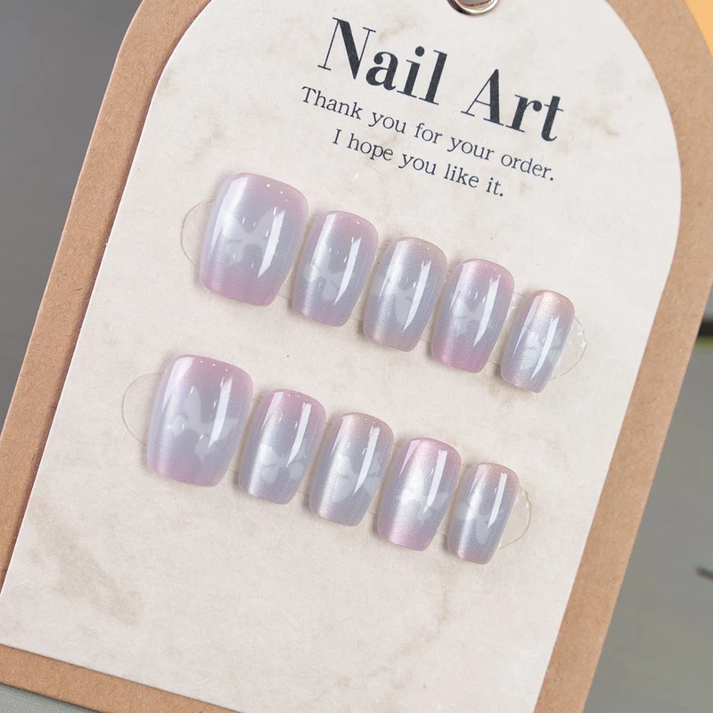 Stylisches Press-On Nail Art Set Brehn