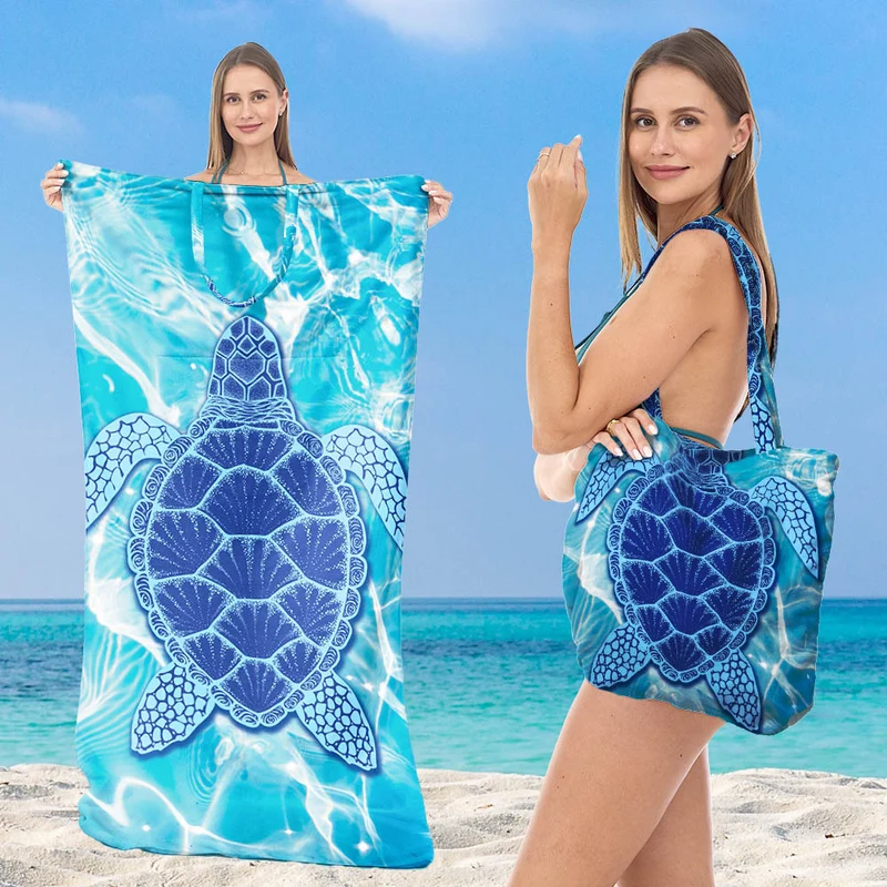 Multifunktionales Strandtuch und Tragetasche Skanto