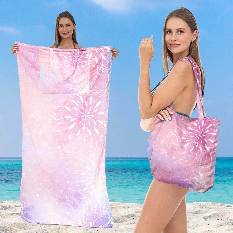Multifunktionales Strandtuch mit Tragetasche Skanto