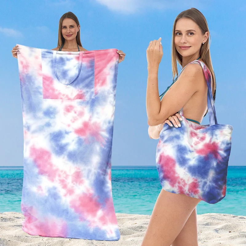 Multifunktionales Strandtuch mit Tragetasche Skanto