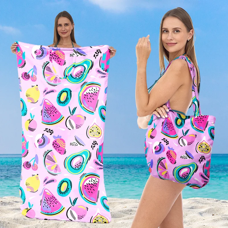 Multifunktionales Strandtuch mit Tragetasche Skanto