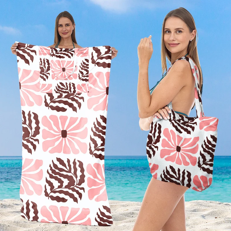 Multifunktionales Strandtuch mit Tragetasche Skanto