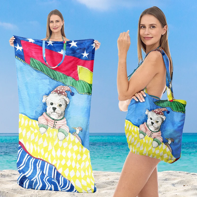 Multifunktionales Strandset mit Tragetasche Skanto