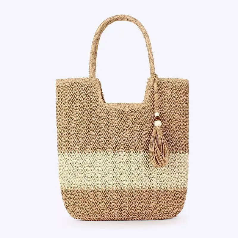 Handgeknüpfte saisonale Strandtasche Skanto