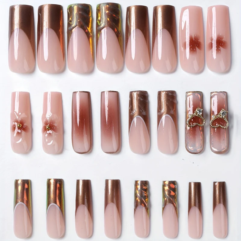 Designer Press-On Nail Art Set