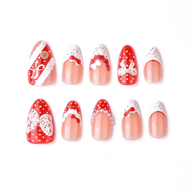 Dekoratives thematisches Press-On-Nagelset
