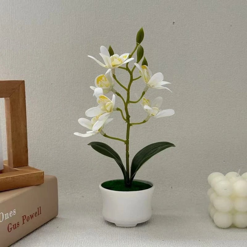Realistische Orchideen Dekorative Pflanze