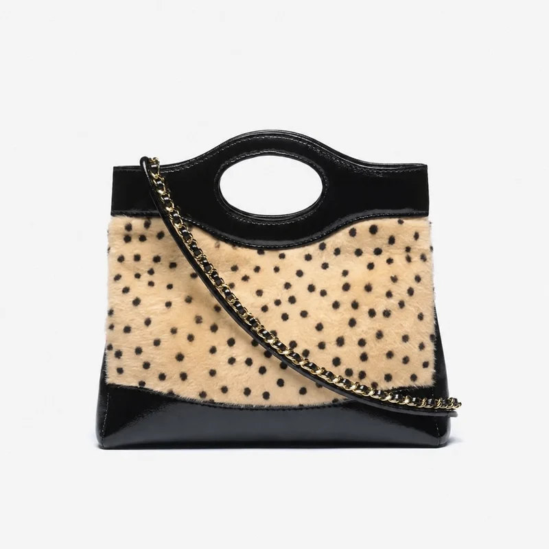 Tierdruck-Handtasche