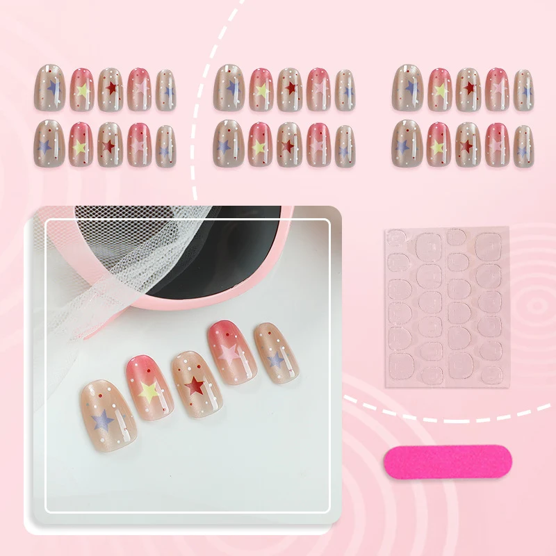 Dekoratives Press-On Nagelkunst Set 1790738609
