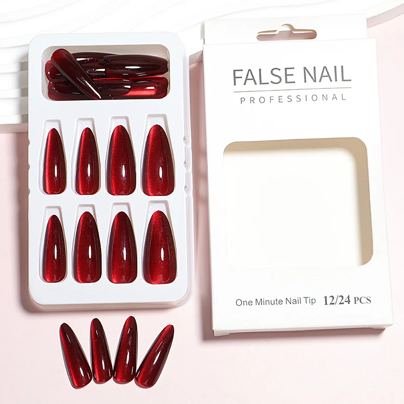 Stunning Glänzendes Press-On Nagelset Brehn