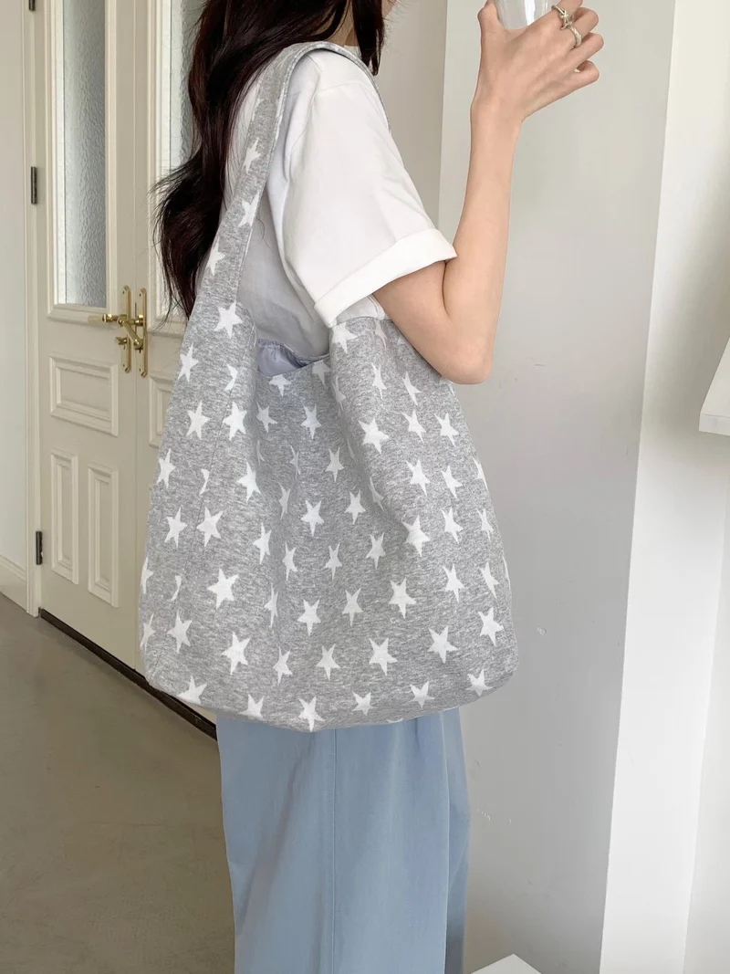 Lässige weiche Stoff Hobo Tasche