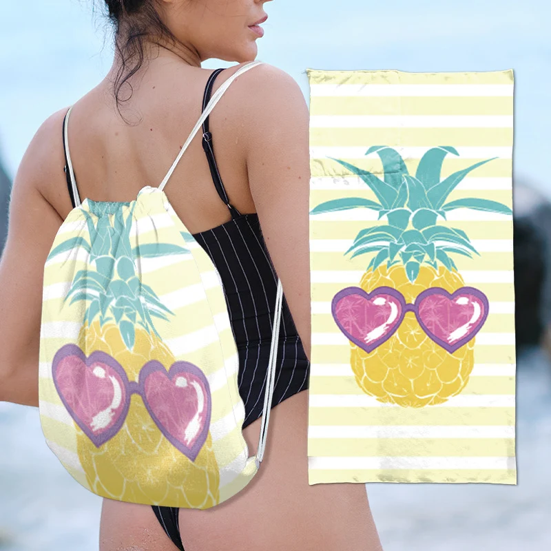Multifunktionale Tragetasche mit integriertem Handtuch Skanto