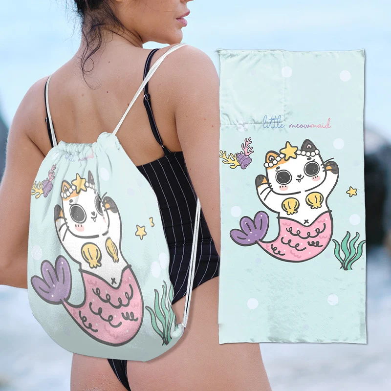 Multifunktionale Strandtasche mit integriertem Handtuch Skanto