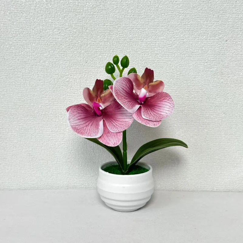 Realistische künstliche Orchideenpflanzenarrangement für die Home-Dekoration