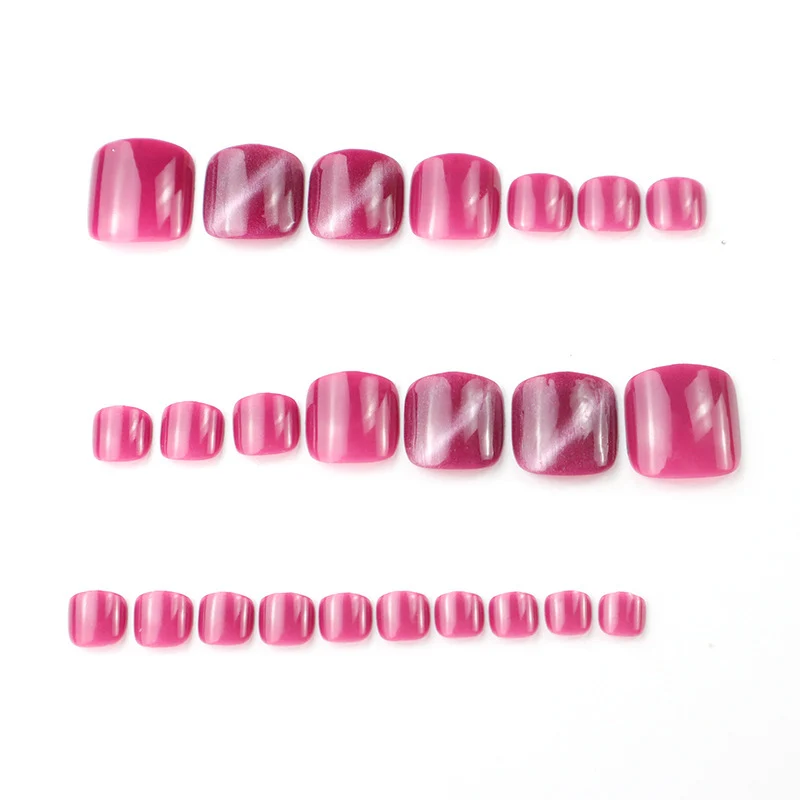 Premium Gel Press-On Zehennagel Set Brehn