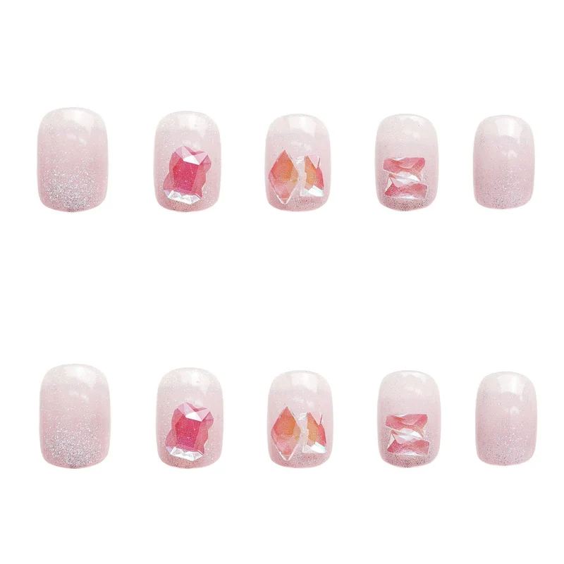 Funkelnd Glitzernd Press-On Nagelset Brehn