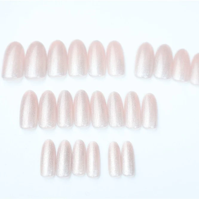 Funkelnde Glitzer Ombre Press-On Nägel Brehn