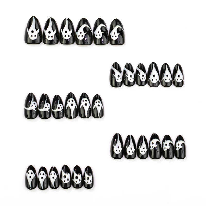 Ghost-Themen Press-On Nagelkunst Set Brehn
