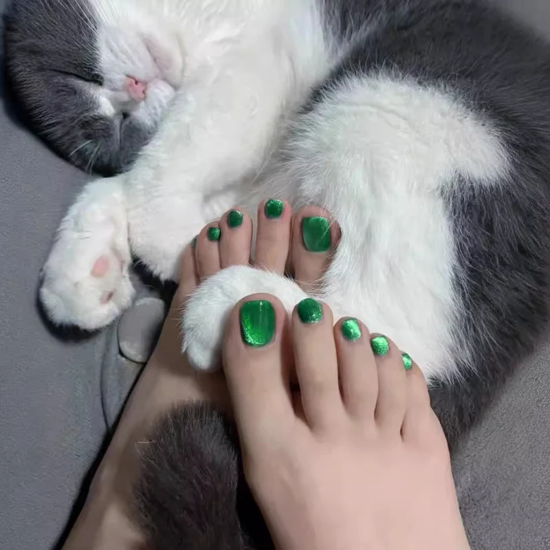 Premium Gel Press-On Toenail Art Set Brehn