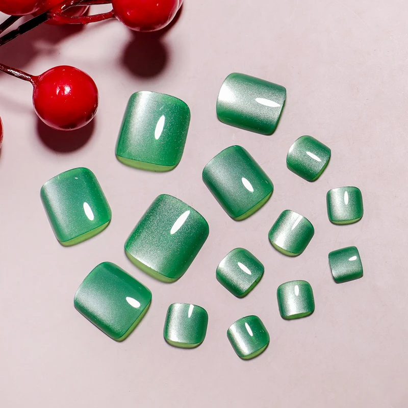 Premium Gel Press-On Toenail Art Set Brehn