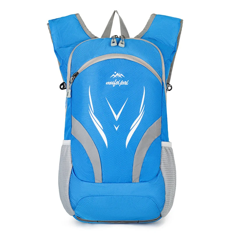 Leichter Unisex Trinkrucksack mit integriertem Trinksystem, atmungsaktivem Netzrücken und seitlichen Netztaschen Skanto