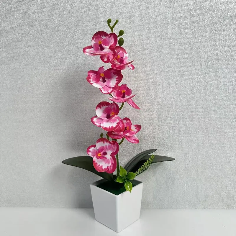 Realistische künstliche Orchideenblütenarrangement für die Innenausstellung