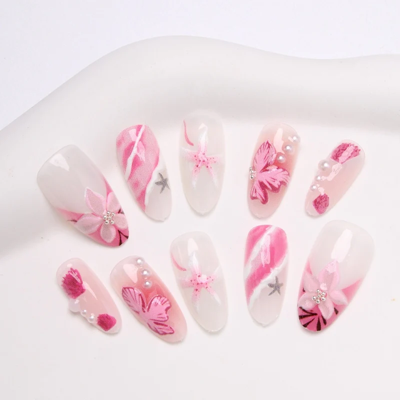 Floral Art Press-On Nagel Set Brehn 1790636645
