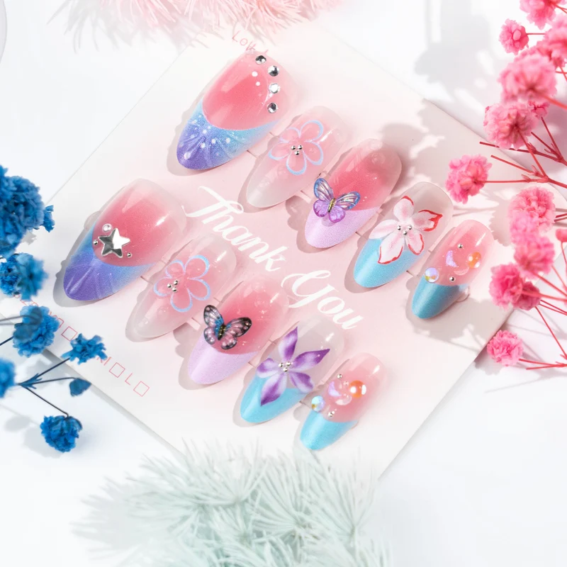 Floral Art Press-On Nagelkollektion Brehn