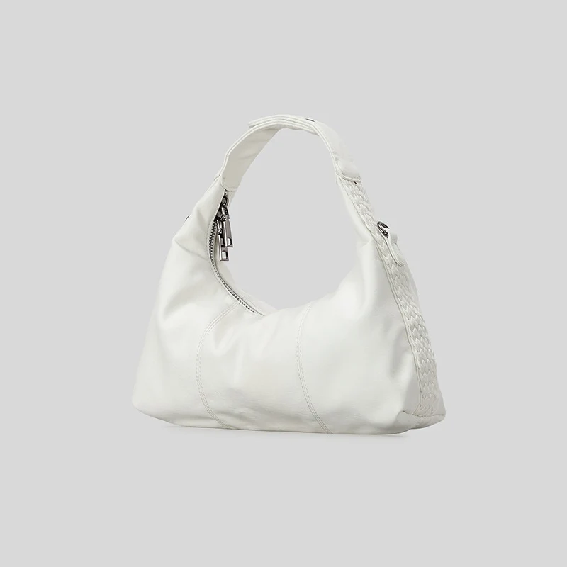 Geflochtene Handheld-Ledertasche