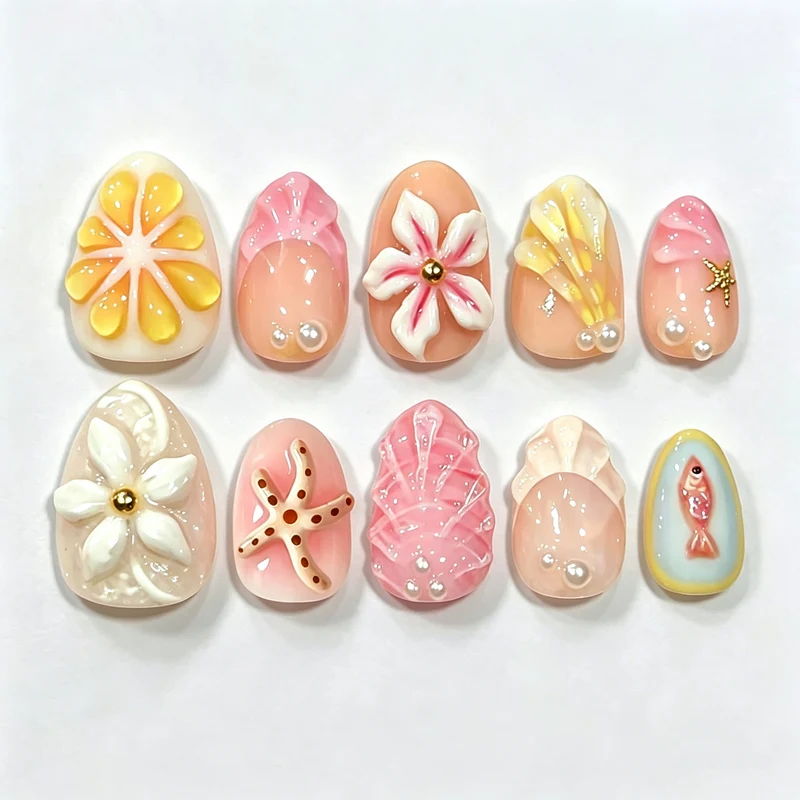 Kreatives thematisches Nagelkunst-Set