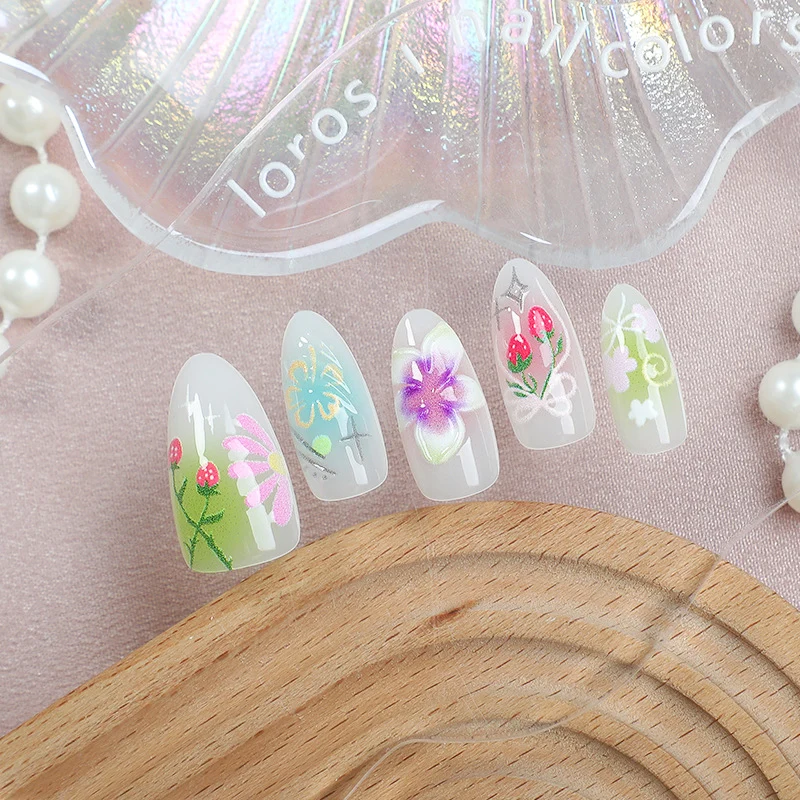 Floral Acryl Nagelkunst Brehn