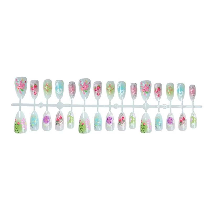 Floral Acryl Nagelkunst Brehn