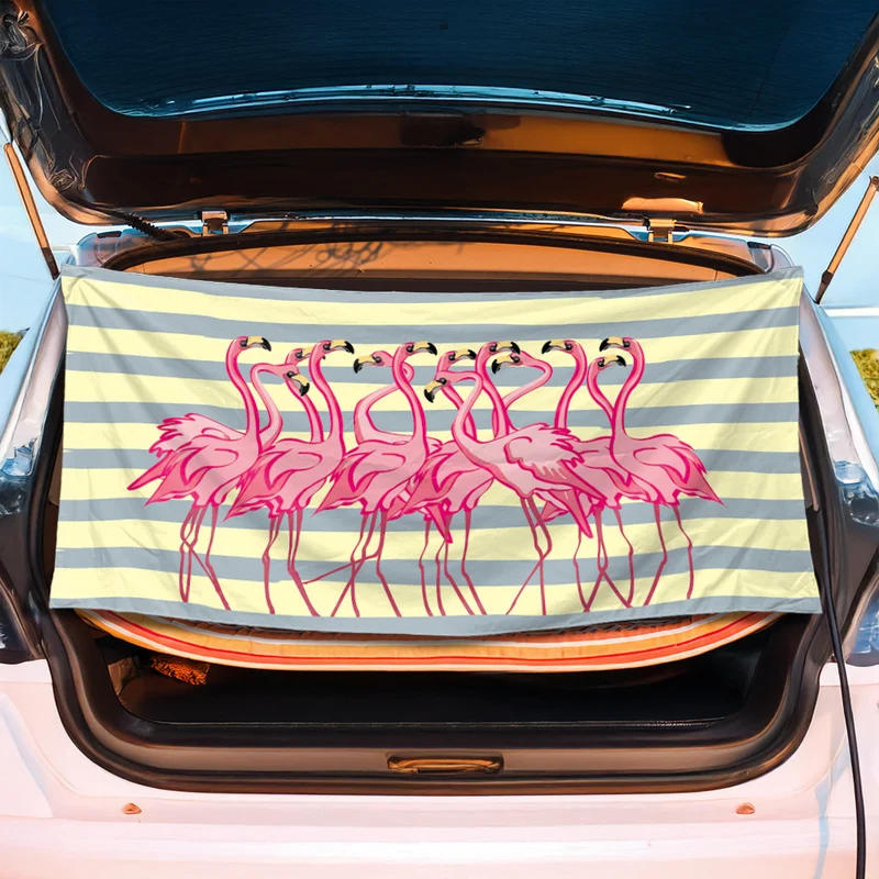 Kofferraummatte mit kreativem Flamingo-Design Skanto