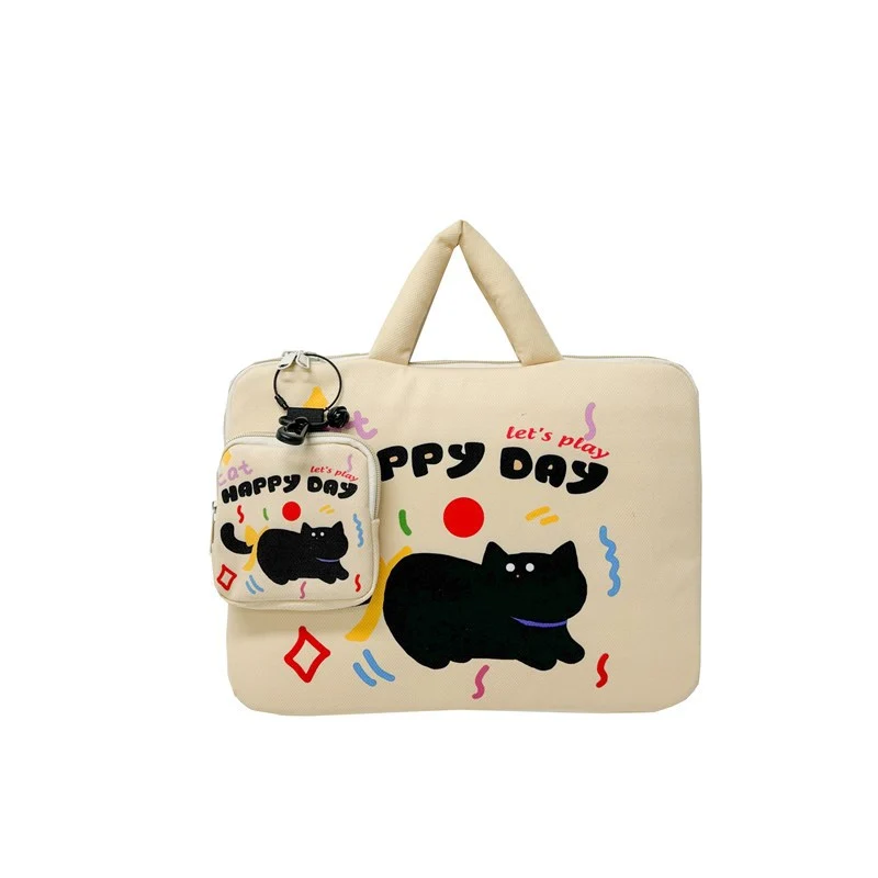 Laptoptasche mit kreativem Katzenmuster Skanto