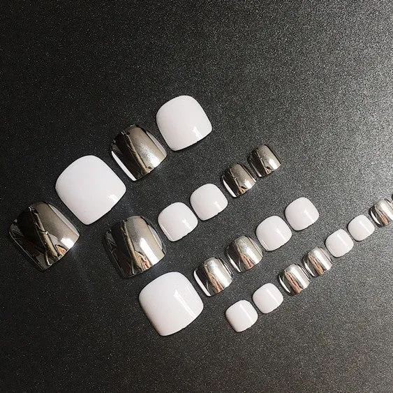 Premium Dekorative Druck-On-Fußnagel Kunst Brehn