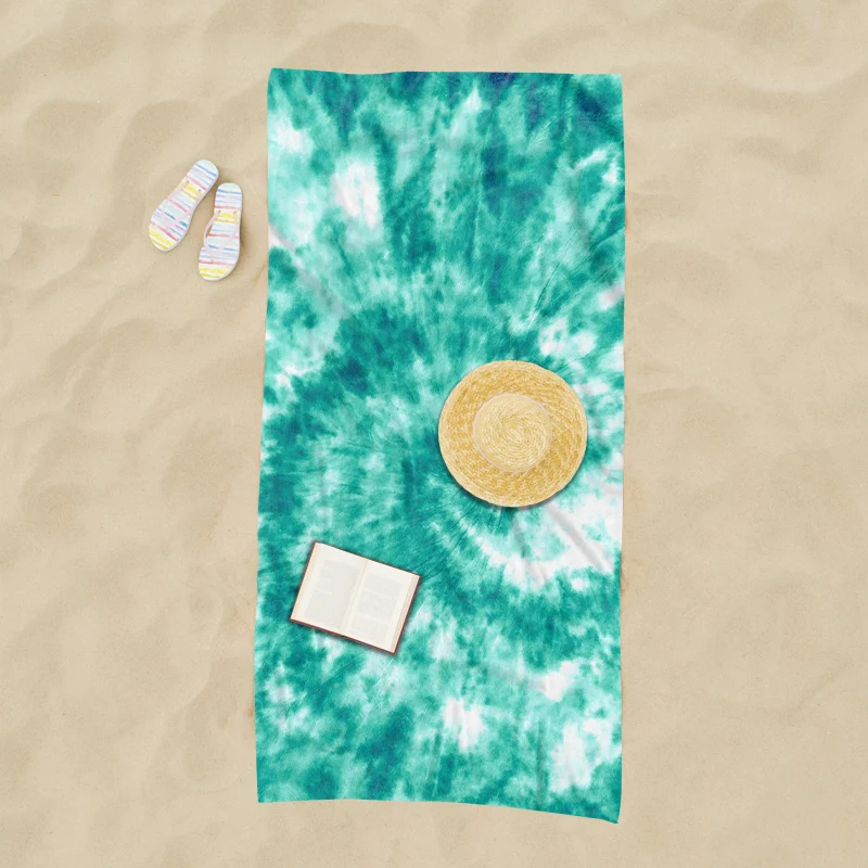 Großes Tie-Dye Strandtuch Skanto