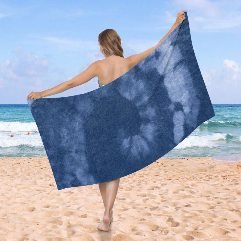 Großes Tie-Dye Strandtuch Skanto