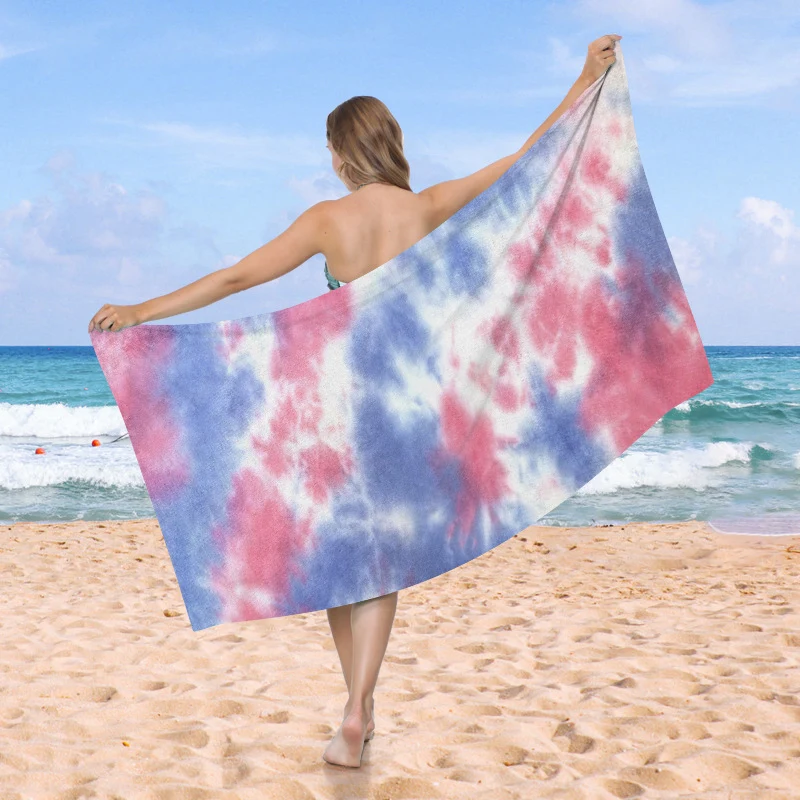 Großes Tie-Dye Strandtuch Skanto