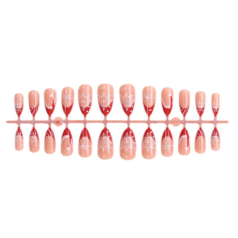 Festliches Themen-Press-On-Nagelkunst-Set mit Feiertagsdesigns Brehn