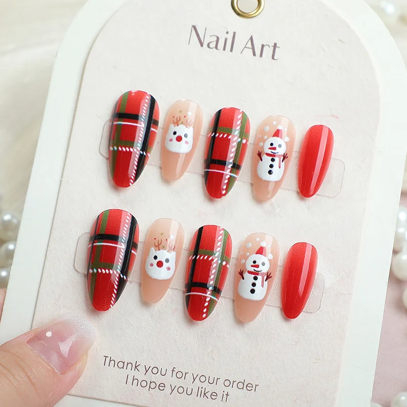 Festliches Thema Press-On Nagelkunst Set Brehn 1790636706