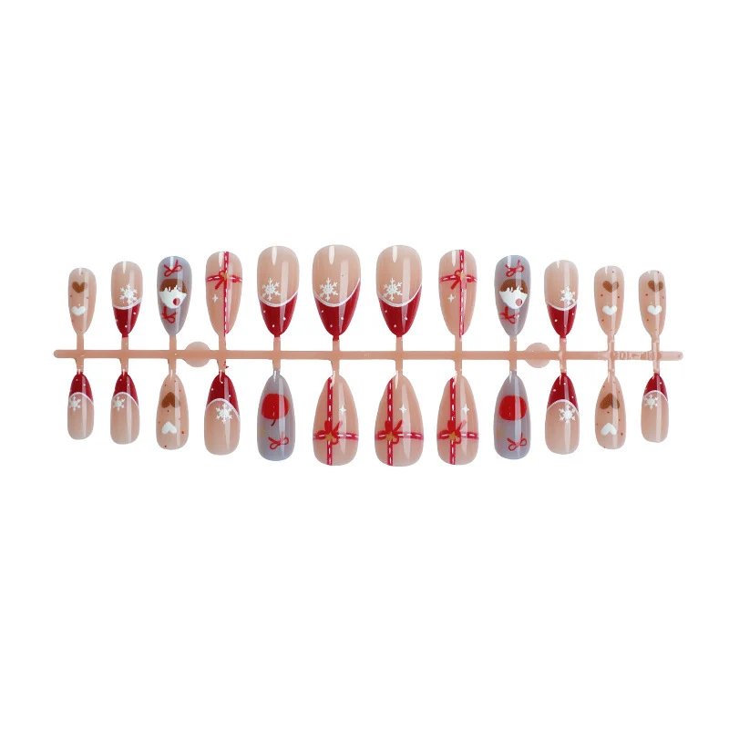 Festliche Themen Press-On Nagelkunst Brehn