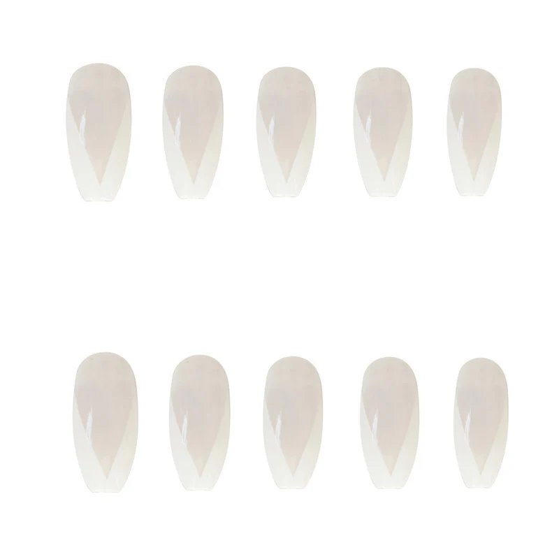 Premium Lange Stiletto Druck-Nägel Brehn