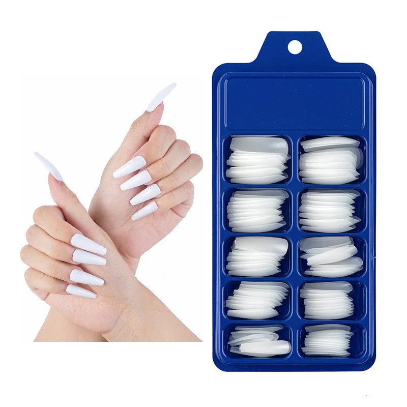 Premium Lange Stiletto Press-On Nagelkit Brehn