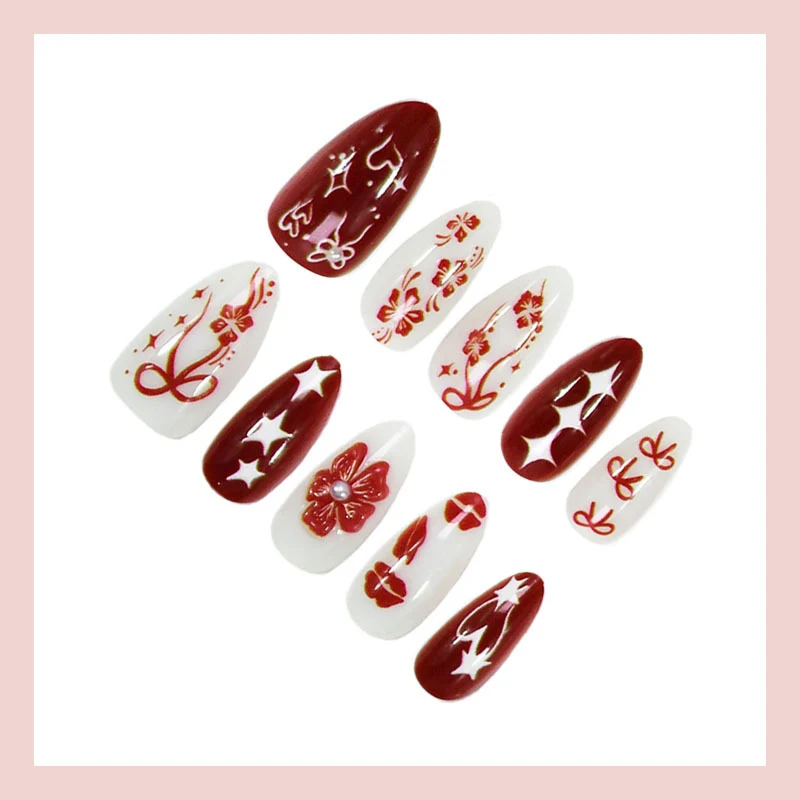 Festliche Ornamente Press-On Nagelkunst Kollektion Brehn